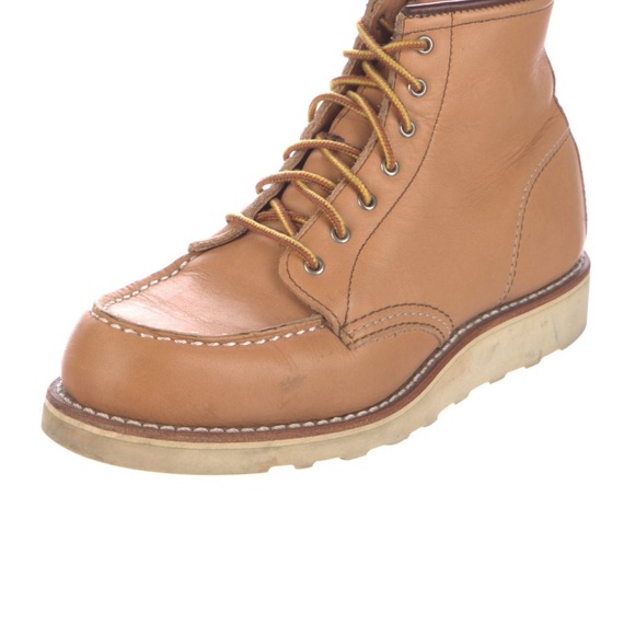 •	Red Wing Leather Ankle Boots
	•	Neutrals
	•	Round-Toes
	•	Lace-Up Closure - Picture 3 of 7